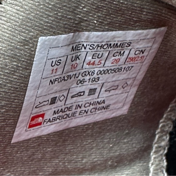 The North Face Men’s Trail Escape Peak Shoes Size 11 - Picture 3 of 16